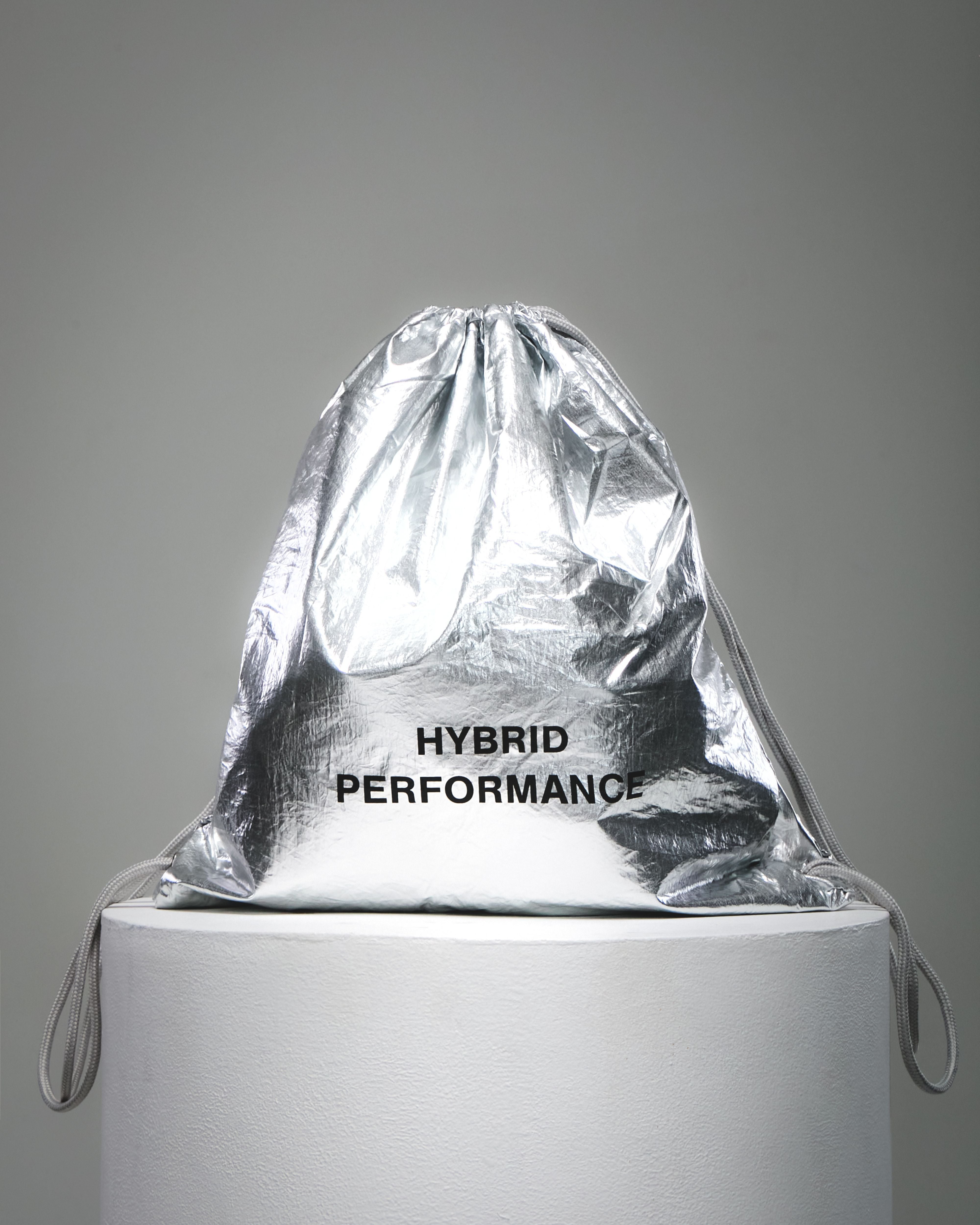 Silver Drawstring Bag – Hybrid Performance